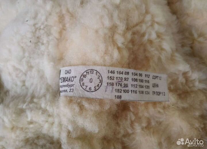 Тулуп из натуральной овчины