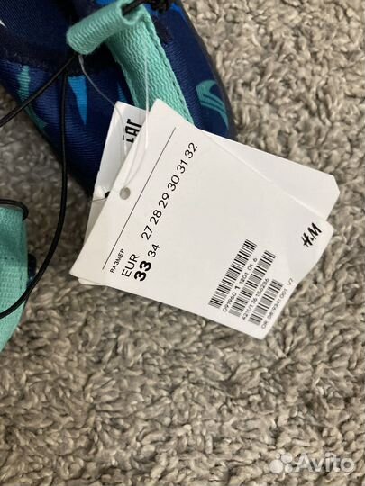 Плавательные шорты H&M р. 122/128 и акватапки H&M