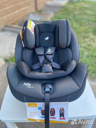 Joie stages FX чёрное 0/1/2 Детское автокресло