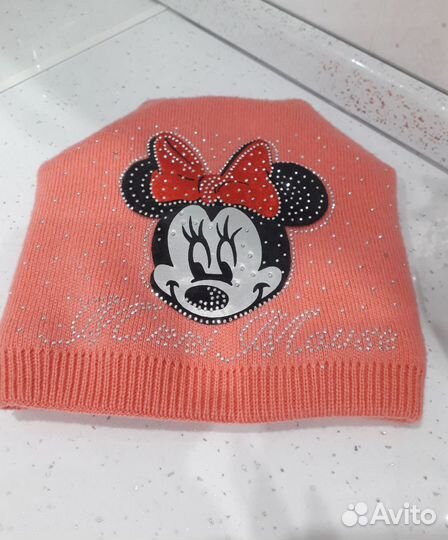 Шапка с утеплителем для девочки