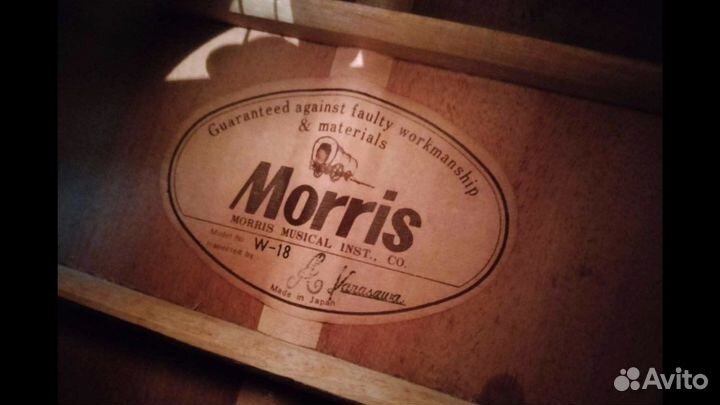 Гитара акустическая япония Morris