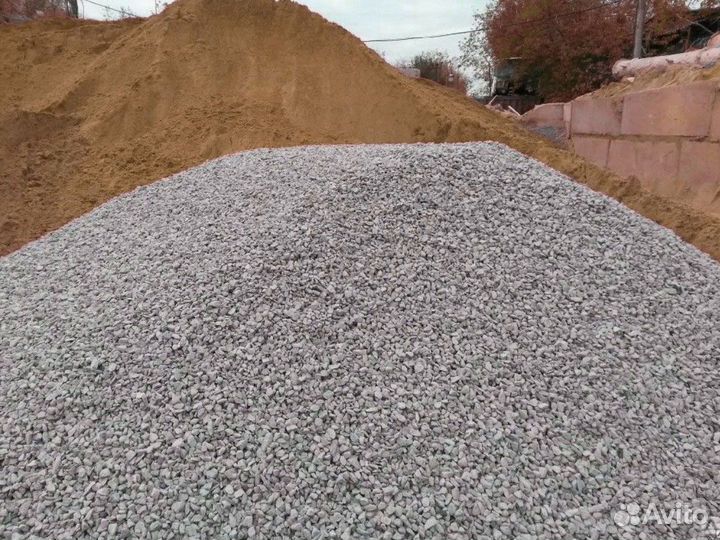 Щебень \ Земля гранитный средний от 3кубов