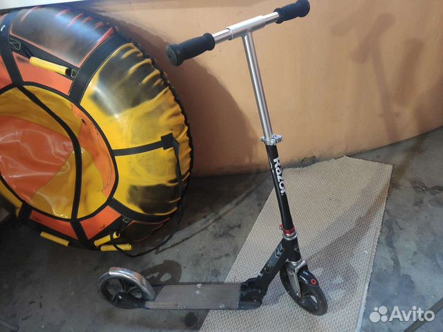 Самокат с большими колесами