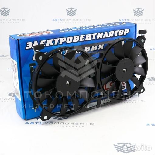 Электровентилятор в сборе с кожухом Лада Нива 4x4