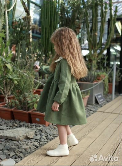 Платье льняное