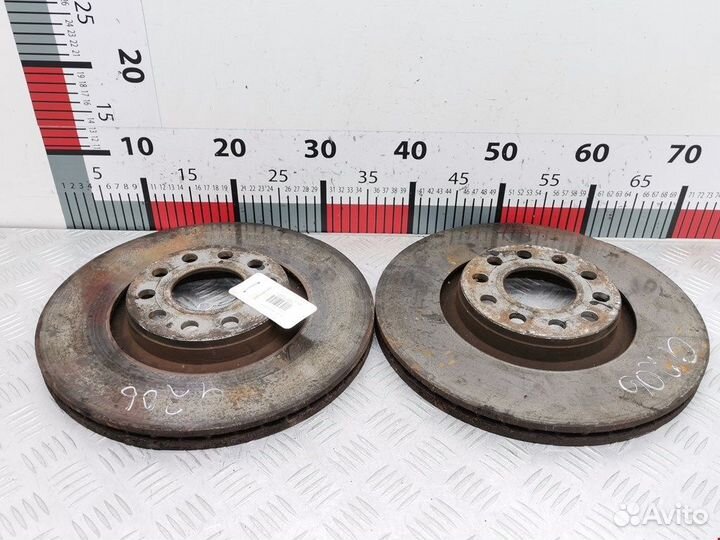 Диск тормозной передний для Volkswagen Passat 5 GP