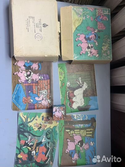 Кубики СССР деревянные фев 1985