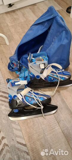 Коньки детские раздвижные 34 - 39 размер