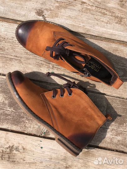 Ботинки кожаные демисезонные, 36,5