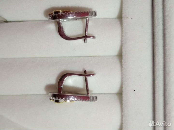 Натуральный перламутр, серебро 925