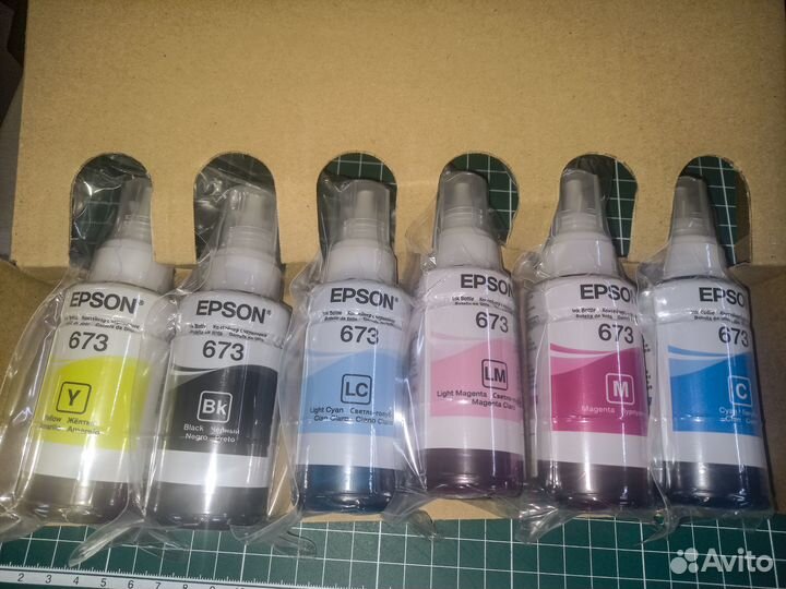 Оригинальные чернила для epson серии L