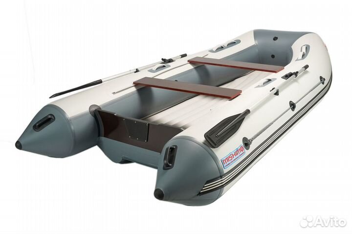 Лодка mishimo lite 300 В бело-сером цвете