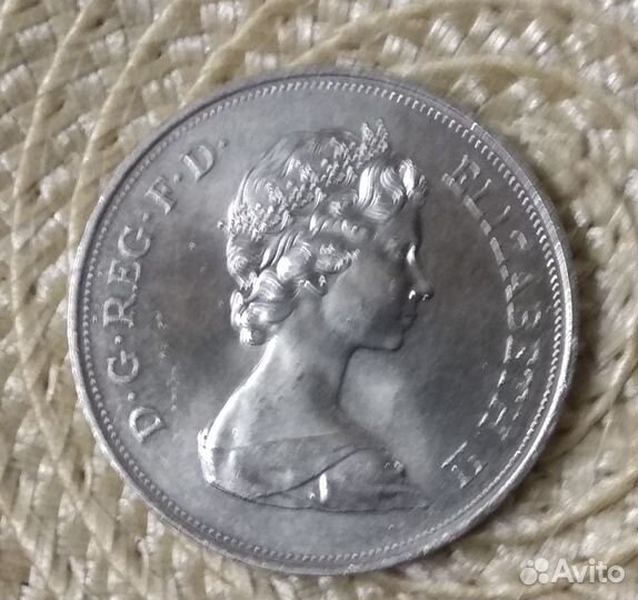 25 пенсов Англии юбилейная