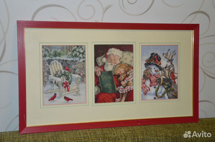 Картина вышитая крестом