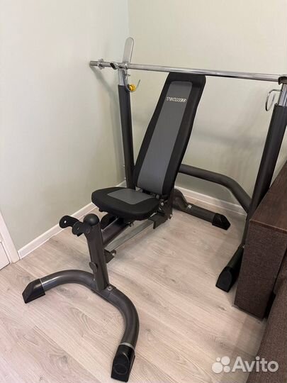 Тренажёр Torneo G-424 + гриф и гантели