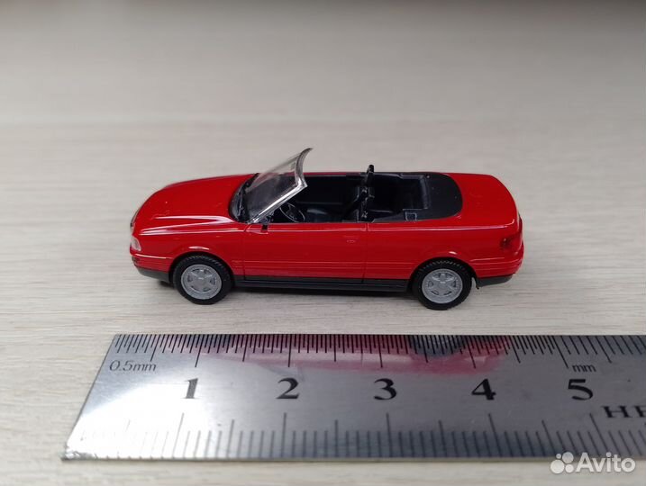 A29.1) Audi 80 B4 (1991-1996) Cabrio красный 2
