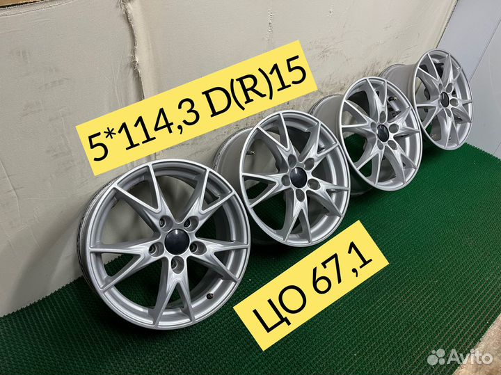 Литые диски R15 5*114.3