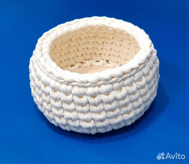 Корзинки вязаные