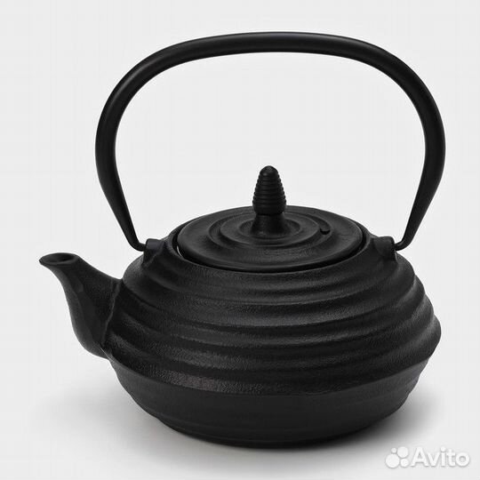 Чайник чугунный с эмалированным покрытием внутри M