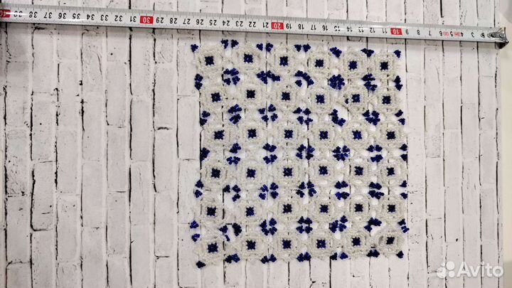 Салфетка из бисера квадратная