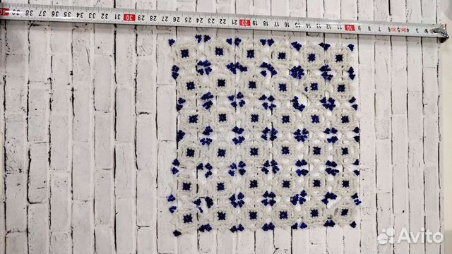 Салфетка из бисера квадратная