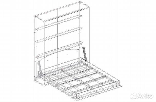 Шкаф кровать трансформер в рассрочку