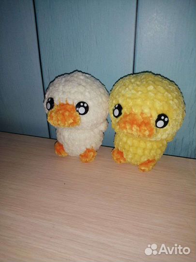 Вязаные утята