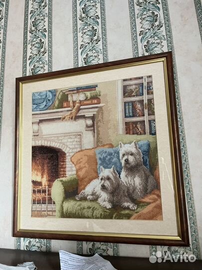 Картина вышивка