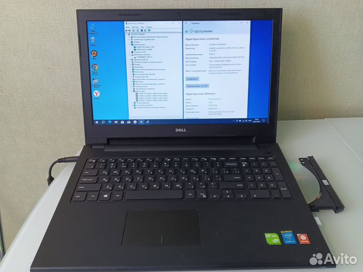 Ноутбук dell inspiron 15