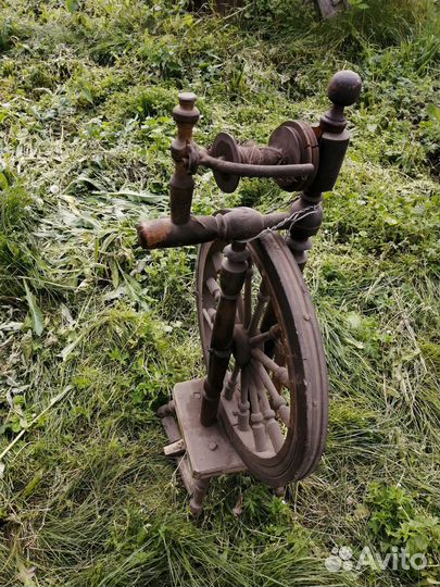 Прялка деревянная старинная