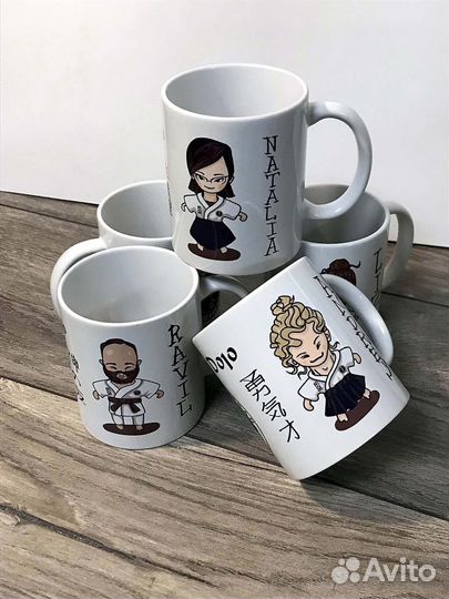 Печать на кружках (керамика), фото, логотипы