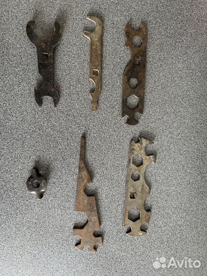 Набор гаечных ключей СССР 6 штук