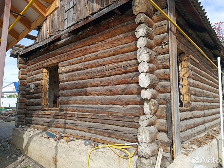 Сруб дома
