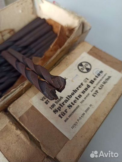 Сверла старинные для камня и бетона