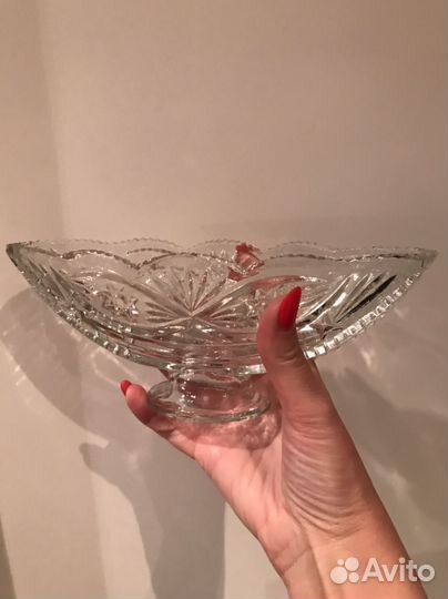 Хрустальная вазочка СССР