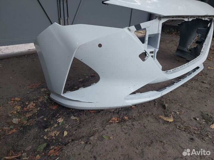 Передний бампер на hyundai solaris 2 2020-нв