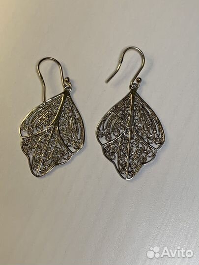 Серебряные серьги 925