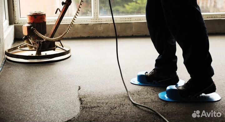 Стяжка пола на теплый пол