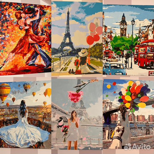 Картины по номерам готовая