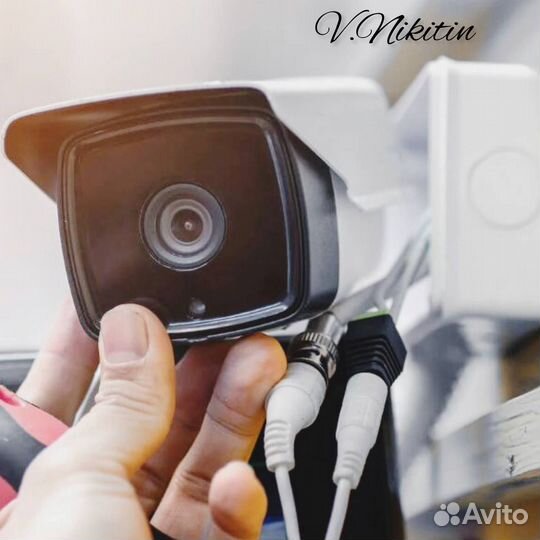 Установка камер видеонаблюдения для дома и бизнеса