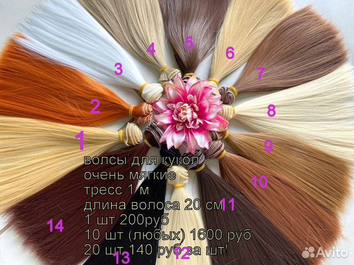 Волосы для кукол