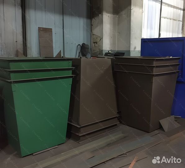 Контейнер для мусора 8м3, 1.1м3, 0.75 м3 H10650