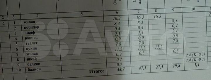 2-к. квартира, 47,3 м², 2/5 эт.