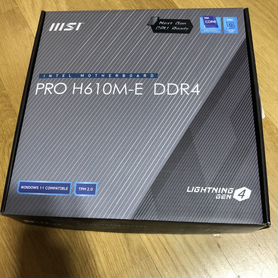 Msi pro h610m e ddr4 нет звука