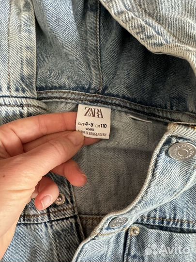 Куртки и рубашка Zara для мальчика 110,128,134