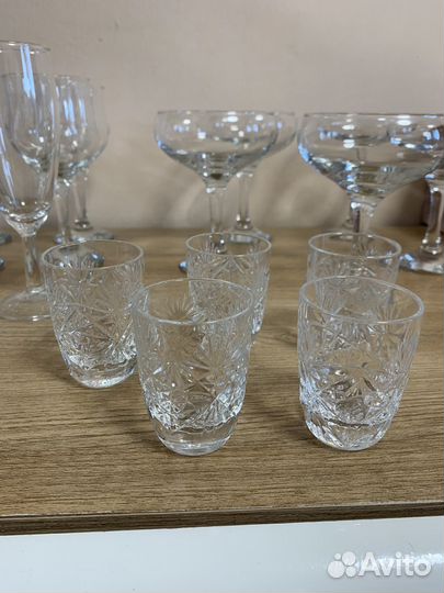 Фужеры, рюмки, креманки