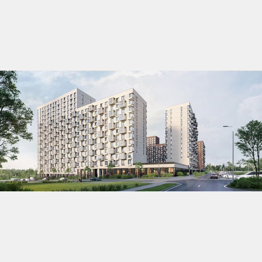 3-к. квартира, 76,5 м², 6/17 эт.