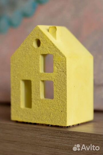 Сканди Домик подсвечник ручная работа