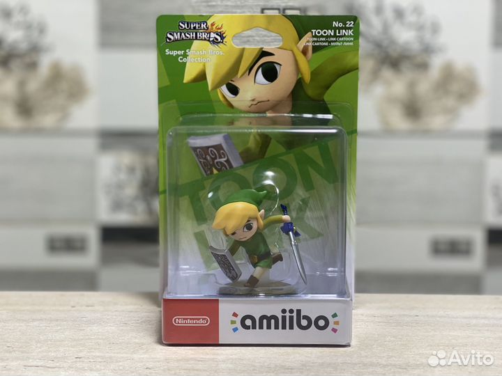 Amiibo Toon Link No.22 (Super Smash Bros, Европа)
