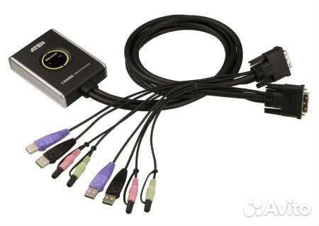 Kvm переключатель usb dvi Aten CS682